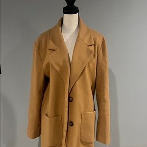 Lulu's Classic Camel Trench Coat